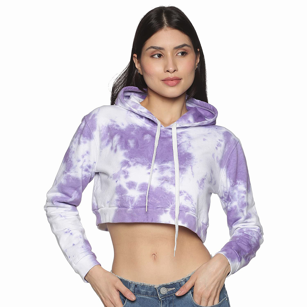 Improvment Sports Cotton Best Selling Women Crop Top Hoodie Professional Quality 100% Polyester Cotton Made Crop Top Hoodies For Women