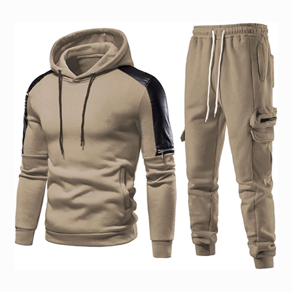 Improvment Sports Men's Athletic Running Tracksuit Set Casual Full Zip Jogging Sweat Suit