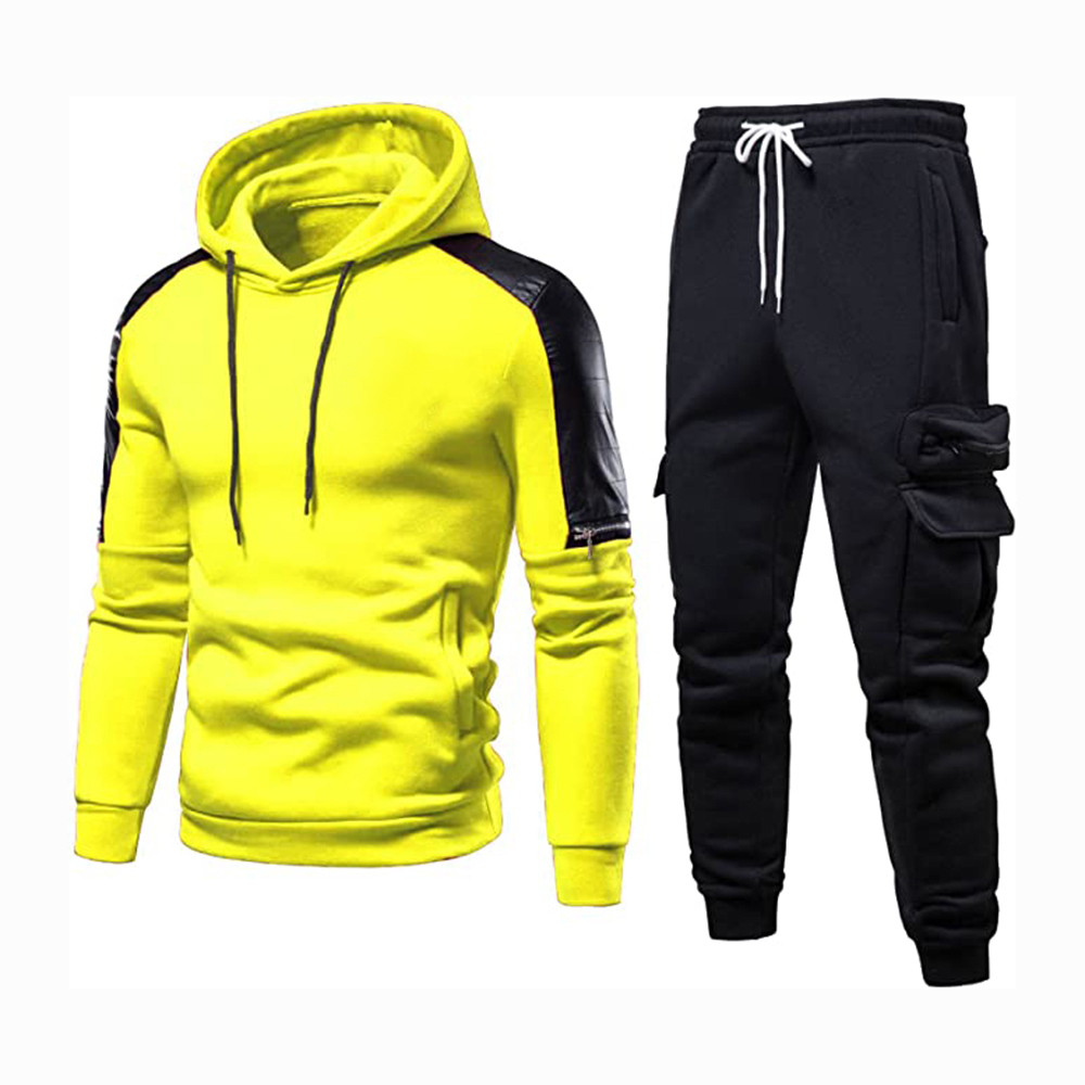 Improvment Sports Men's Athletic Running Tracksuit Set Casual Full Zip Jogging Sweat Suit
