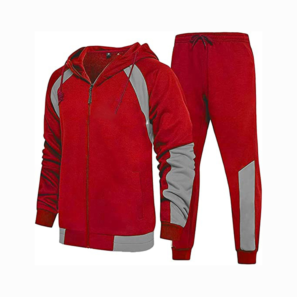 Improvment Sports Men's Athletic Running Tracksuit Set Casual Full Zip Jogging Sweat Suit
