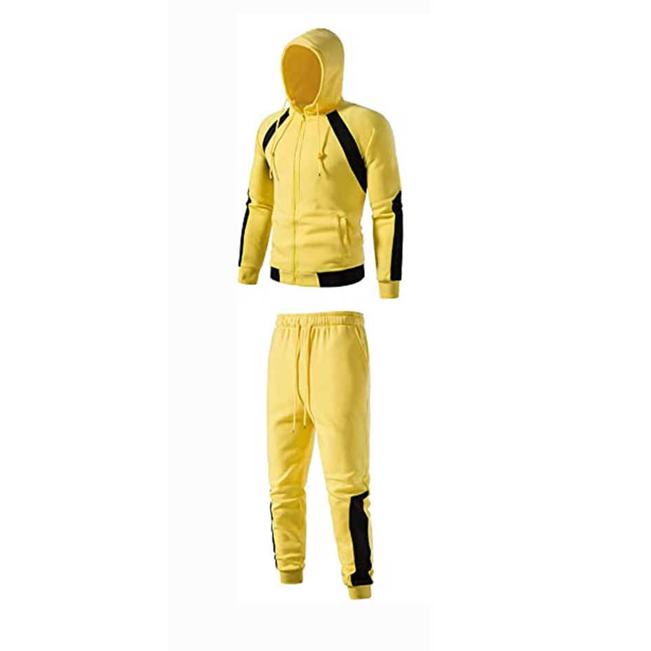 Improvment Sports Men's Athletic Running Tracksuit Set Casual Full Zip Jogging Sweat Suit
