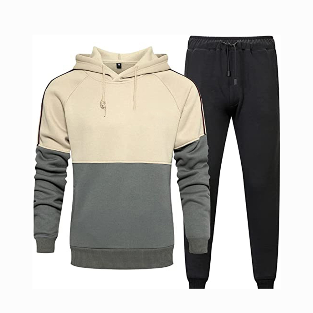 Improvment Sports Men's Athletic Running Tracksuit Set Casual Full Zip Jogging Sweat Suit