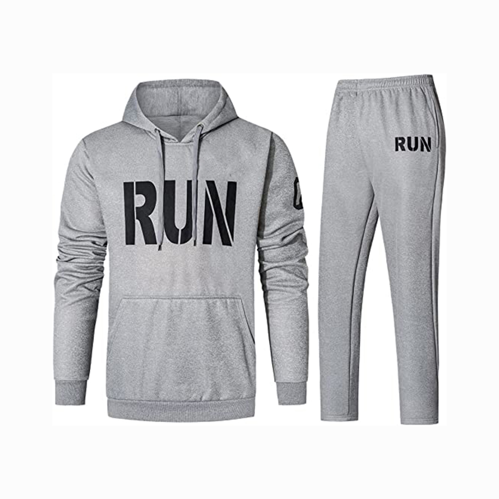 Improvment Sports Men's Athletic Running Tracksuit Set Casual Full Zip Jogging Sweat Suit