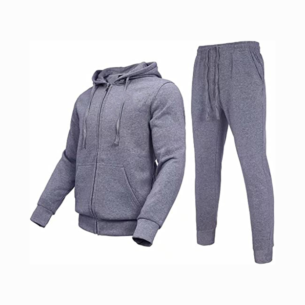 Improvment Sports Men's Athletic Running Tracksuit Set Casual Full Zip Jogging Sweat Suit