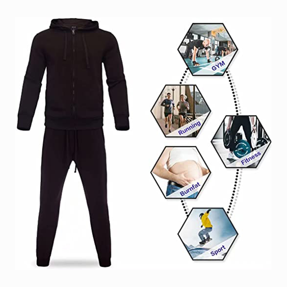 Improvment Sports Men's Athletic Running Tracksuit Set Casual Full Zip Jogging Sweat Suit