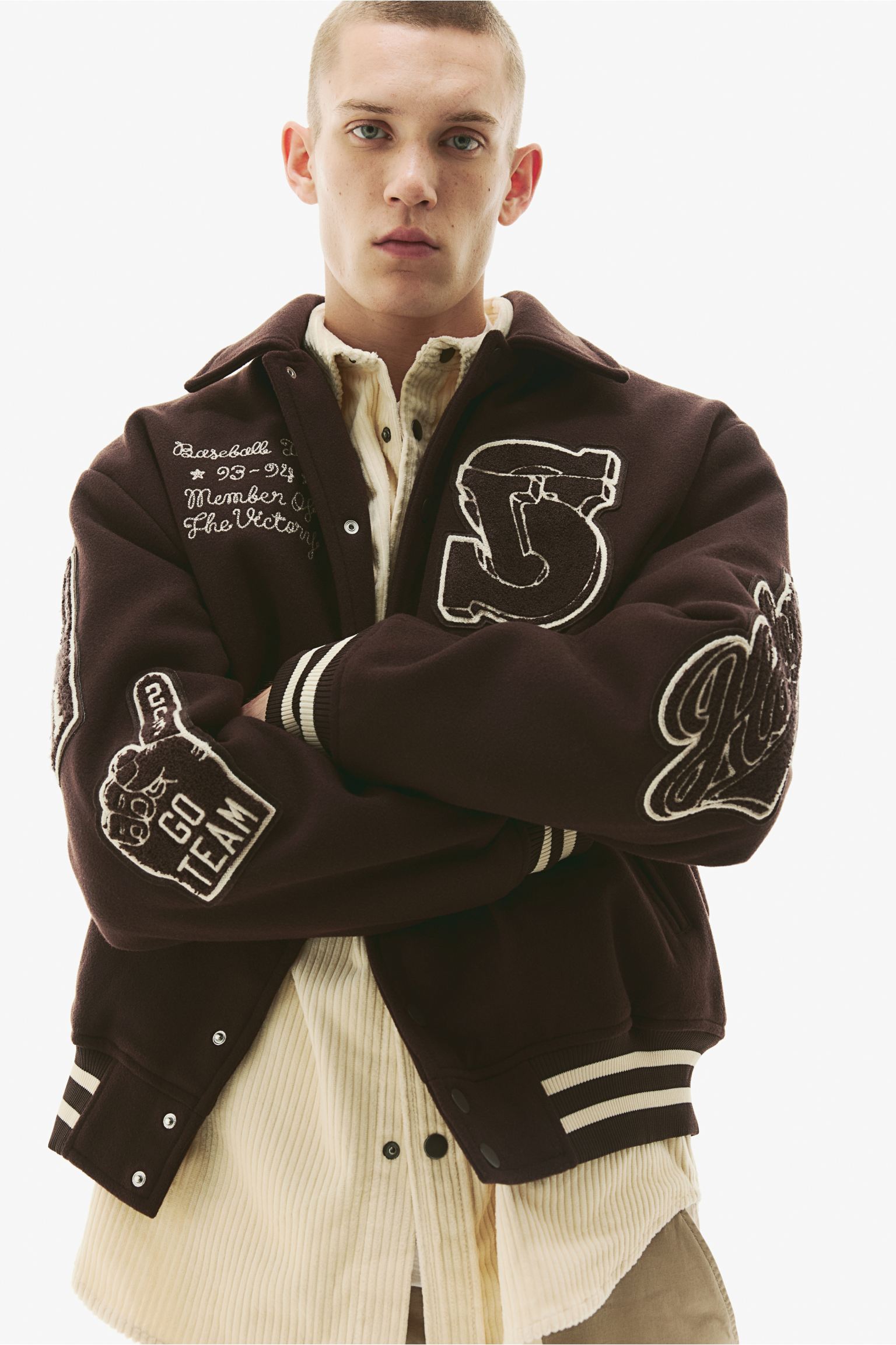 Improvment Sports Varsity Jackets Wool Made Patches Work Wholesale Custom Embroidery Baseball Jackets With Custom Label Logo