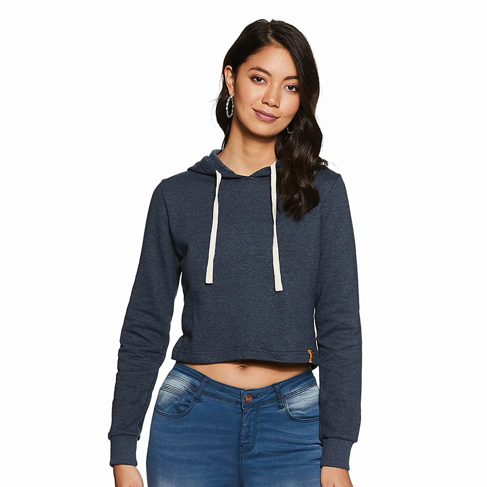Improvment Sports Cotton Best Selling Women Crop Top Hoodie Professional Quality 100% Polyester Cotton Made Crop Top Hoodies For Women