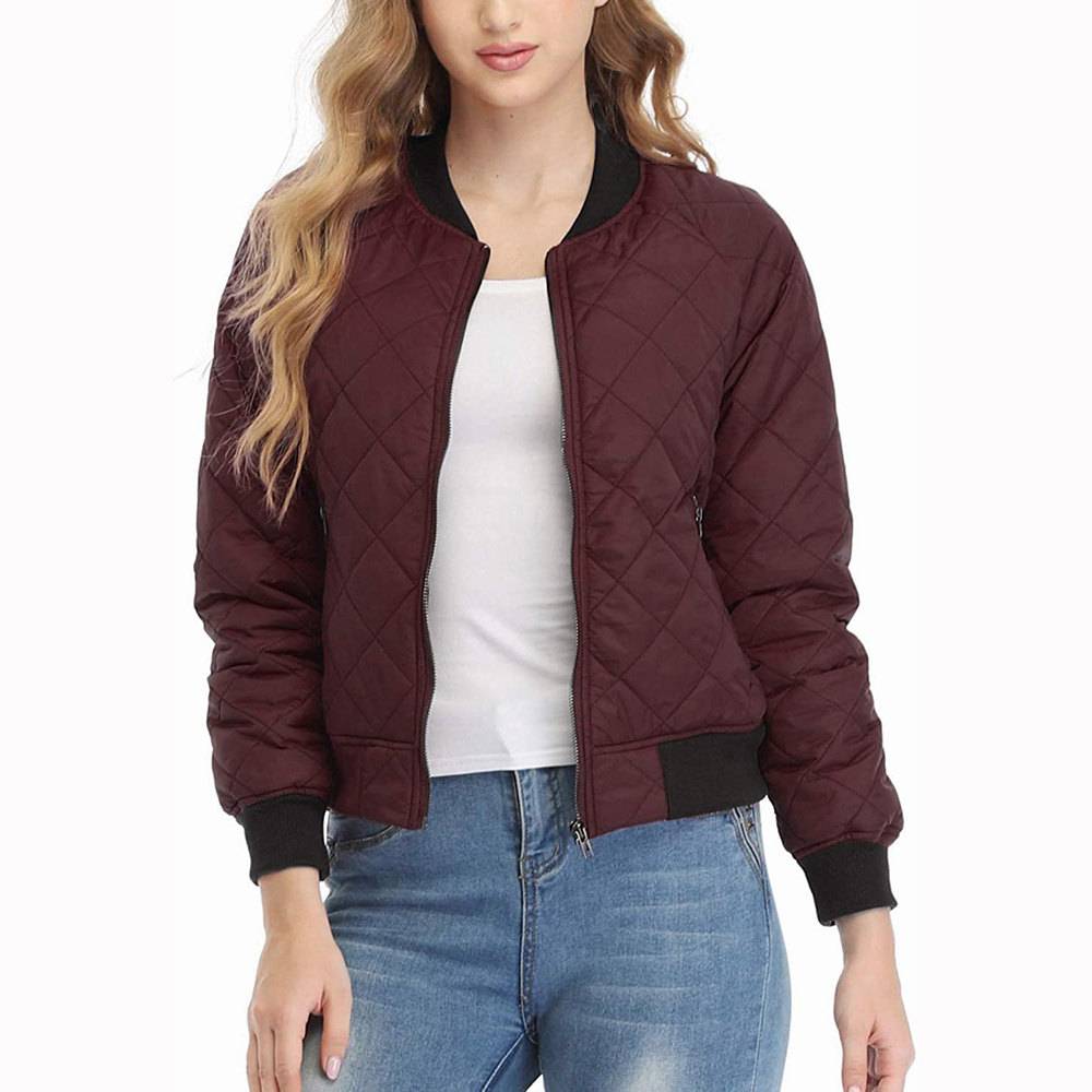 Improvment Sports women bomber jacket wholesale winter ladies sports jacket custom print streetwear unisex floral bomber jackets
